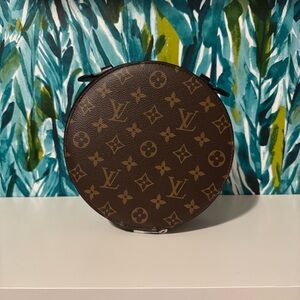 Louis Vuitton Monogram Macassar Audio Case